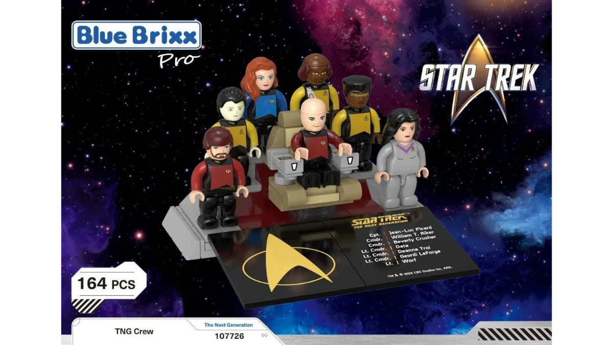 BlueBrixx Releases New STAR TREK Replica and Minifigs Sets Daily Star Trek News